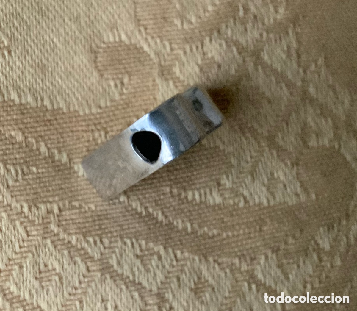 Vintage: COLGANTE DE PLATA 925 FORMA DE CORAZON - Foto 3