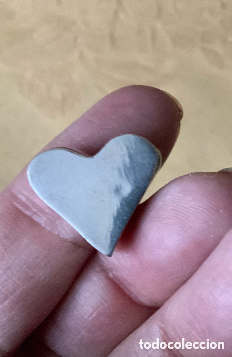 Vintage: COLGANTE DE PLATA 925 FORMA DE CORAZON