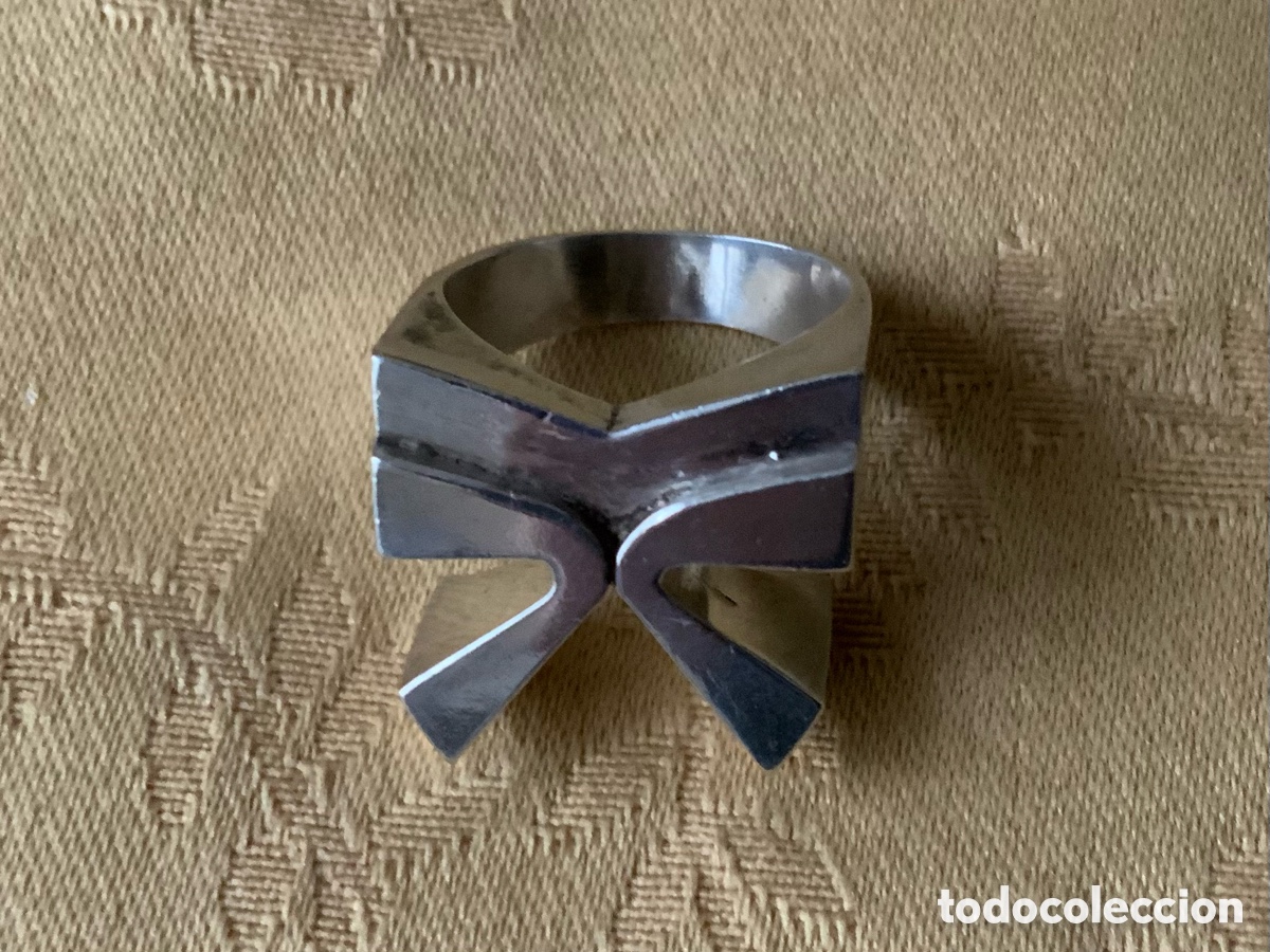 Vintage: ANTIGUO ANILLO DE PLATA CONTRASTADA - Foto 12