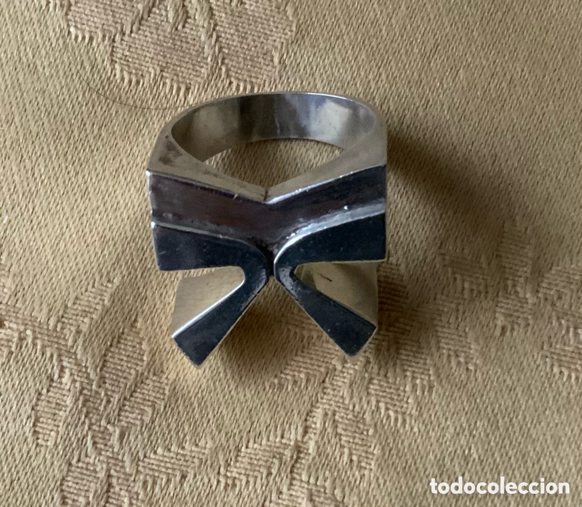 Vintage: ANTIGUO ANILLO DE PLATA CONTRASTADA - Foto 1