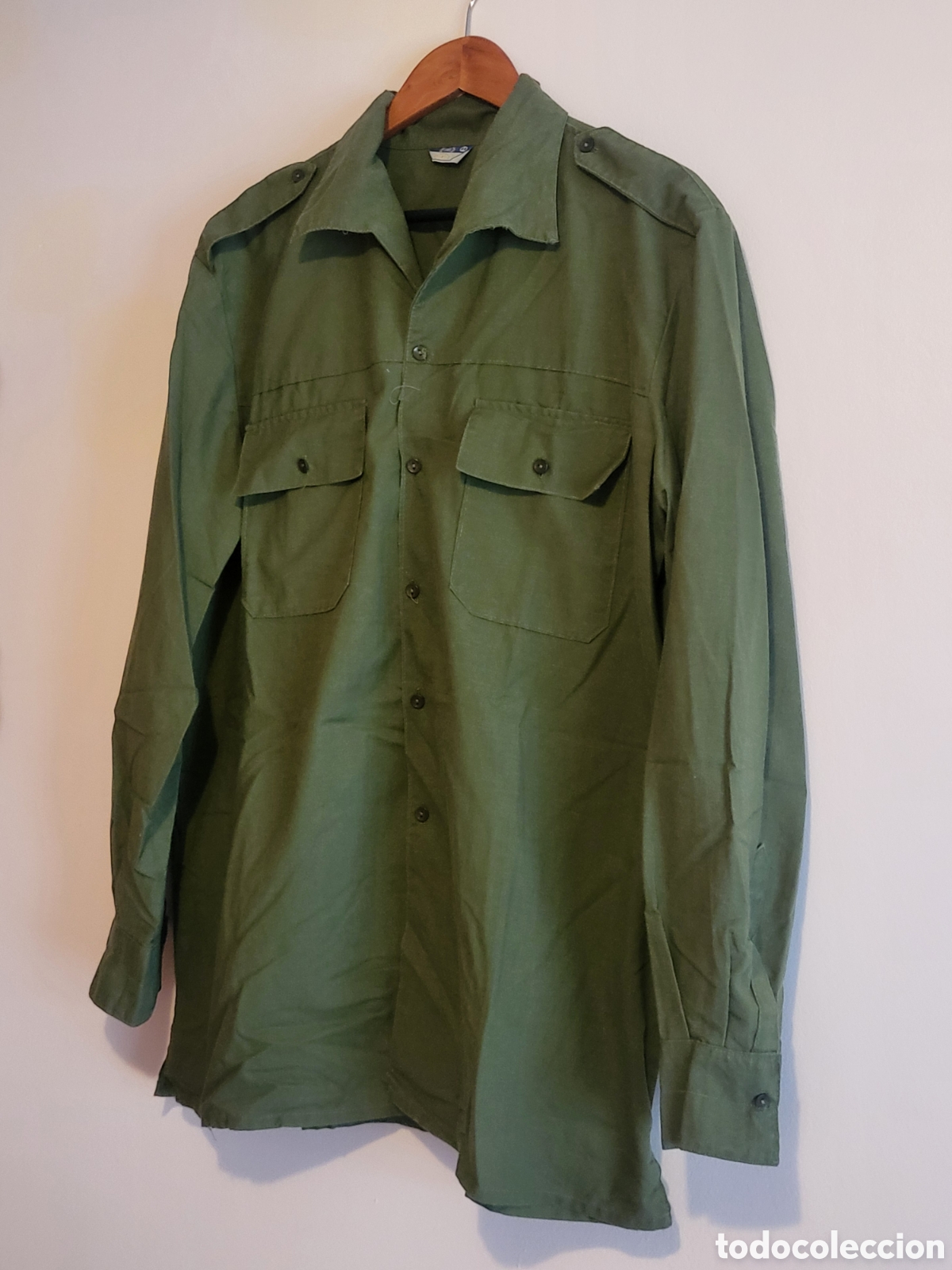Vintage: Camisa del ej&eacute;rcito espa&ntilde;ol a&ntilde;os 80 - Foto 3