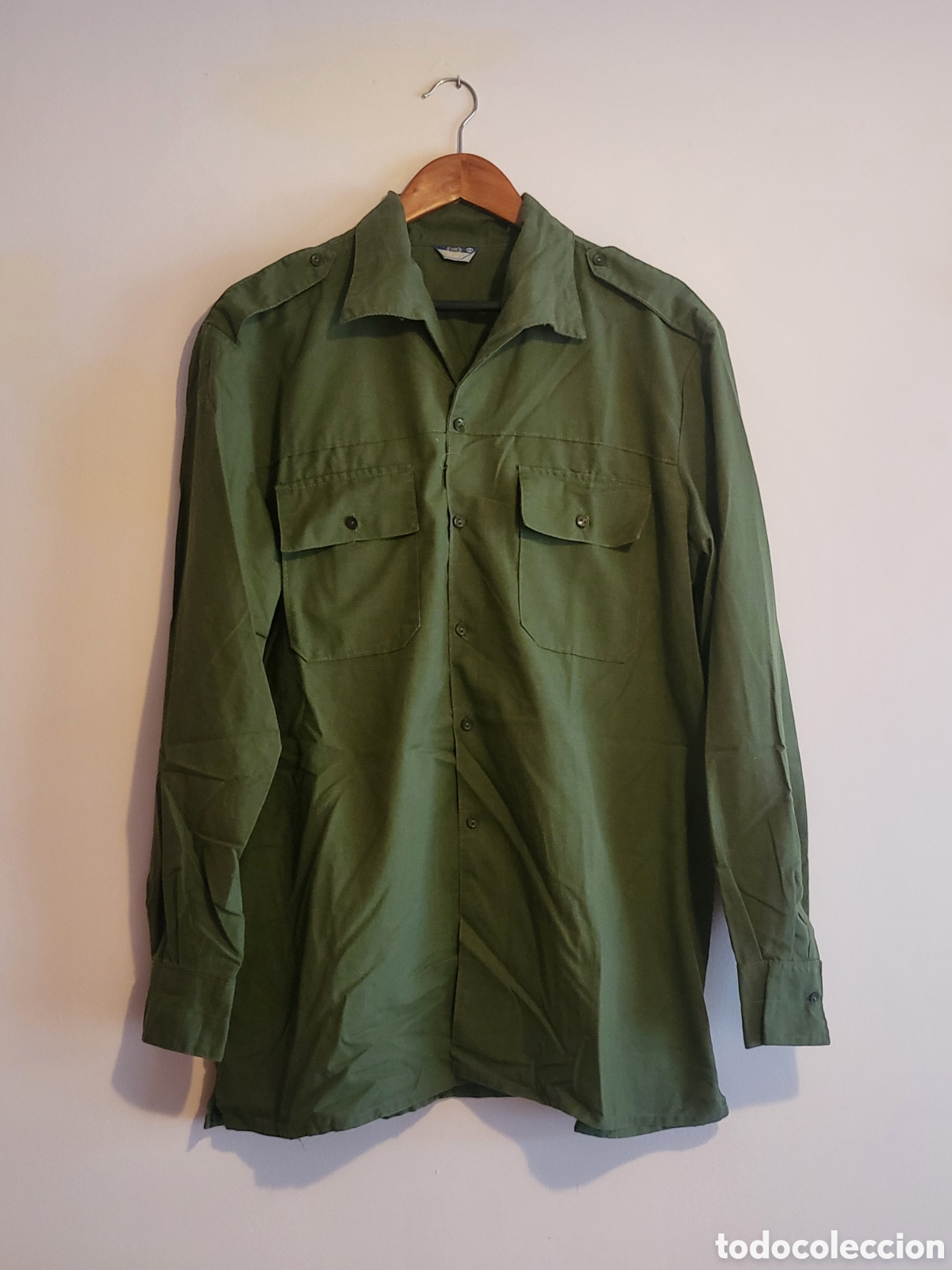 Vintage: Camisa del ej&eacute;rcito espa&ntilde;ol a&ntilde;os 80