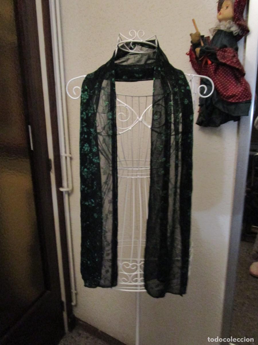 Vintage: PRECIOSO FULAR FOULARD COLOR VERDE BRILLANTE