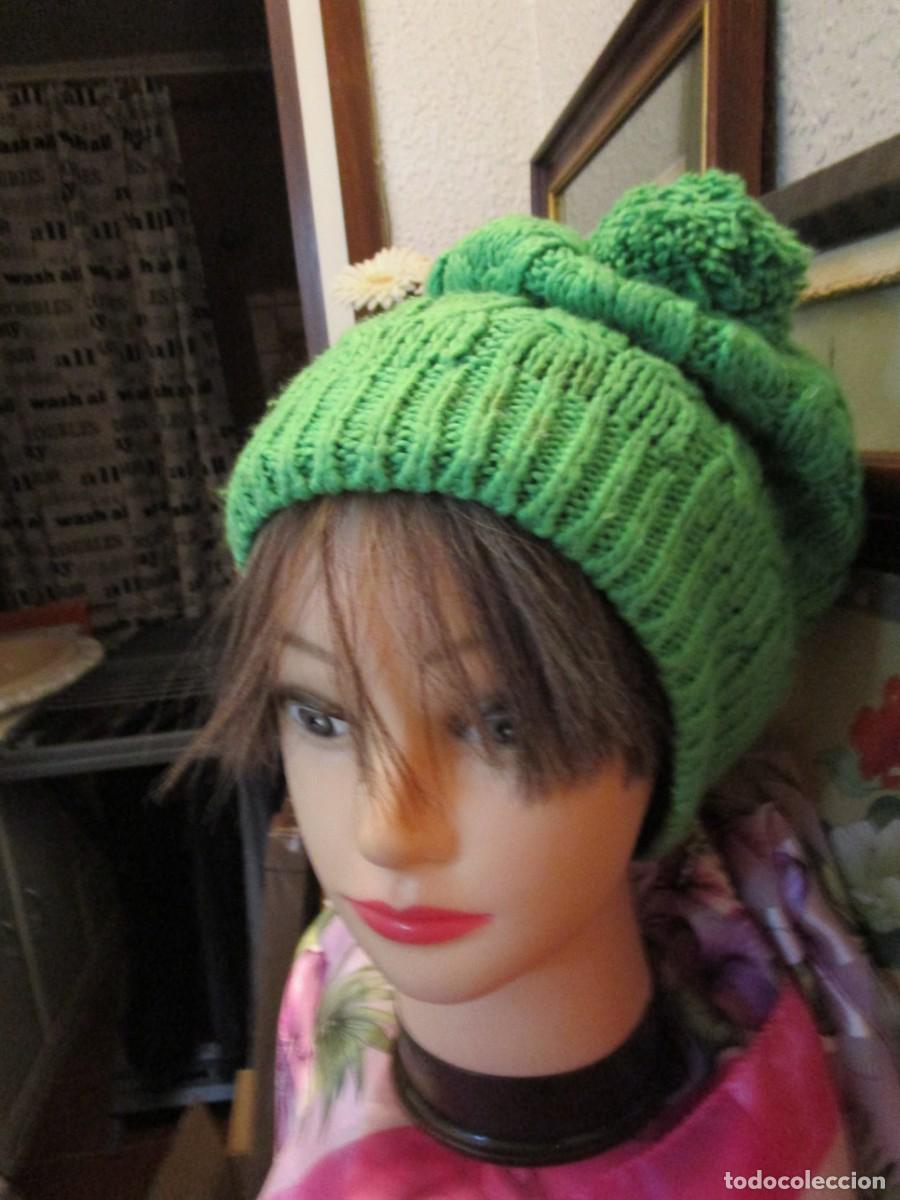 Vintage: GORRA DE INVIERNO QUICK SILVER COLOR VERDE