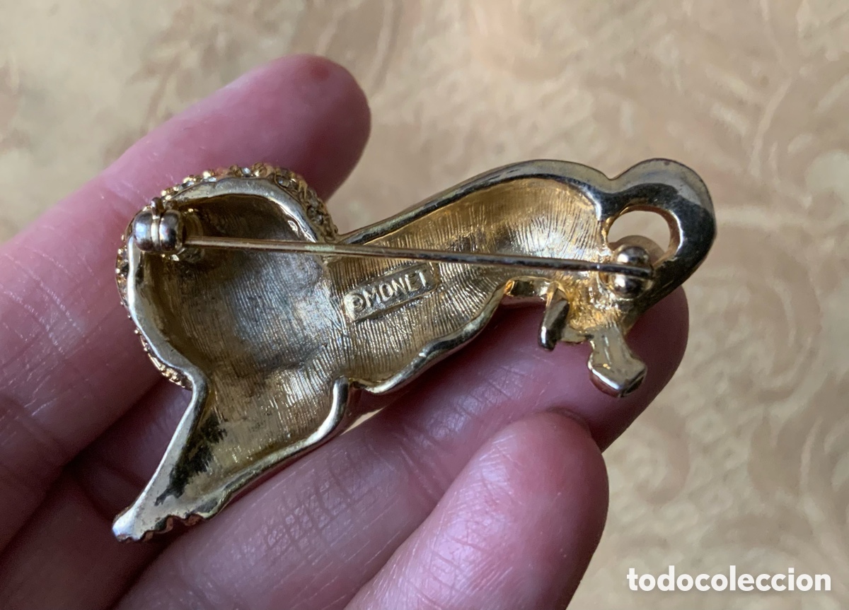 Vintage: Antiguo broche monet - Foto 8