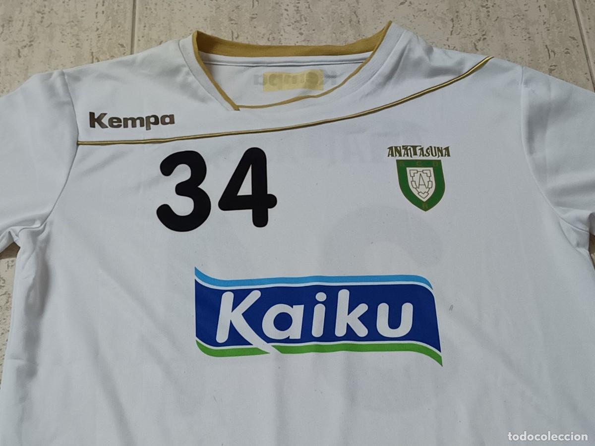 Vintage: Camiseta Anaitasuna Balonmano (Pamplona, Navarra) match player 34. Talla M