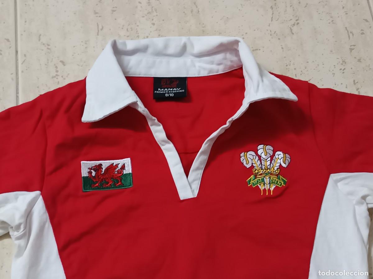 Vintage: Camiseta Selecci&oacute;n Gales Rugby. Talla S