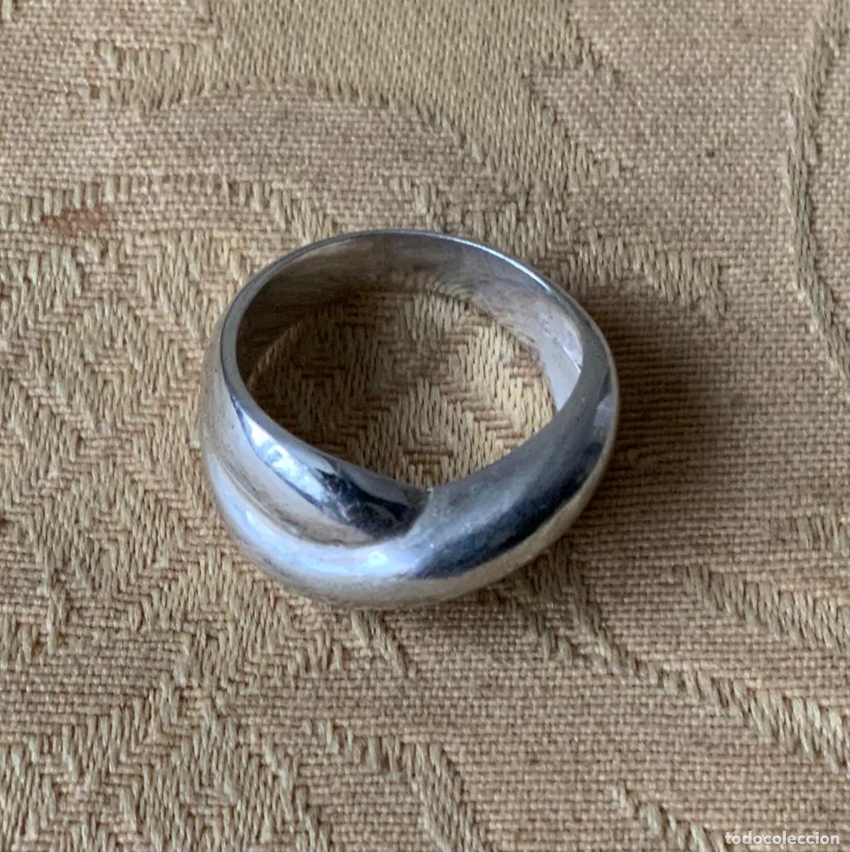 Vintage: ANTIGUO ANILLO DE PLATA CONTRASTADA