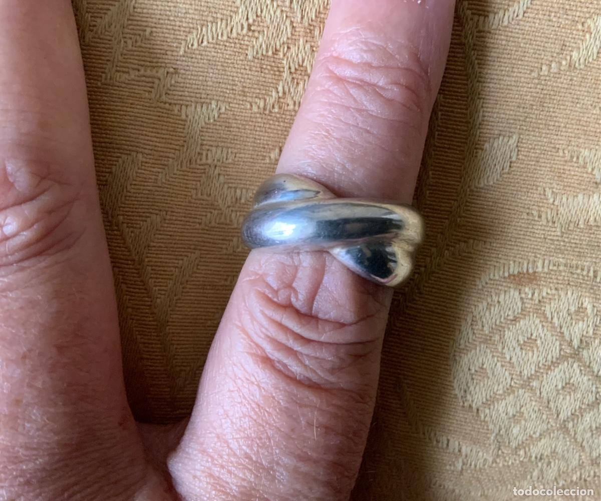 Vintage: ANTIGUO ANILLO DE PLATA CONTRASTADA - Foto 8