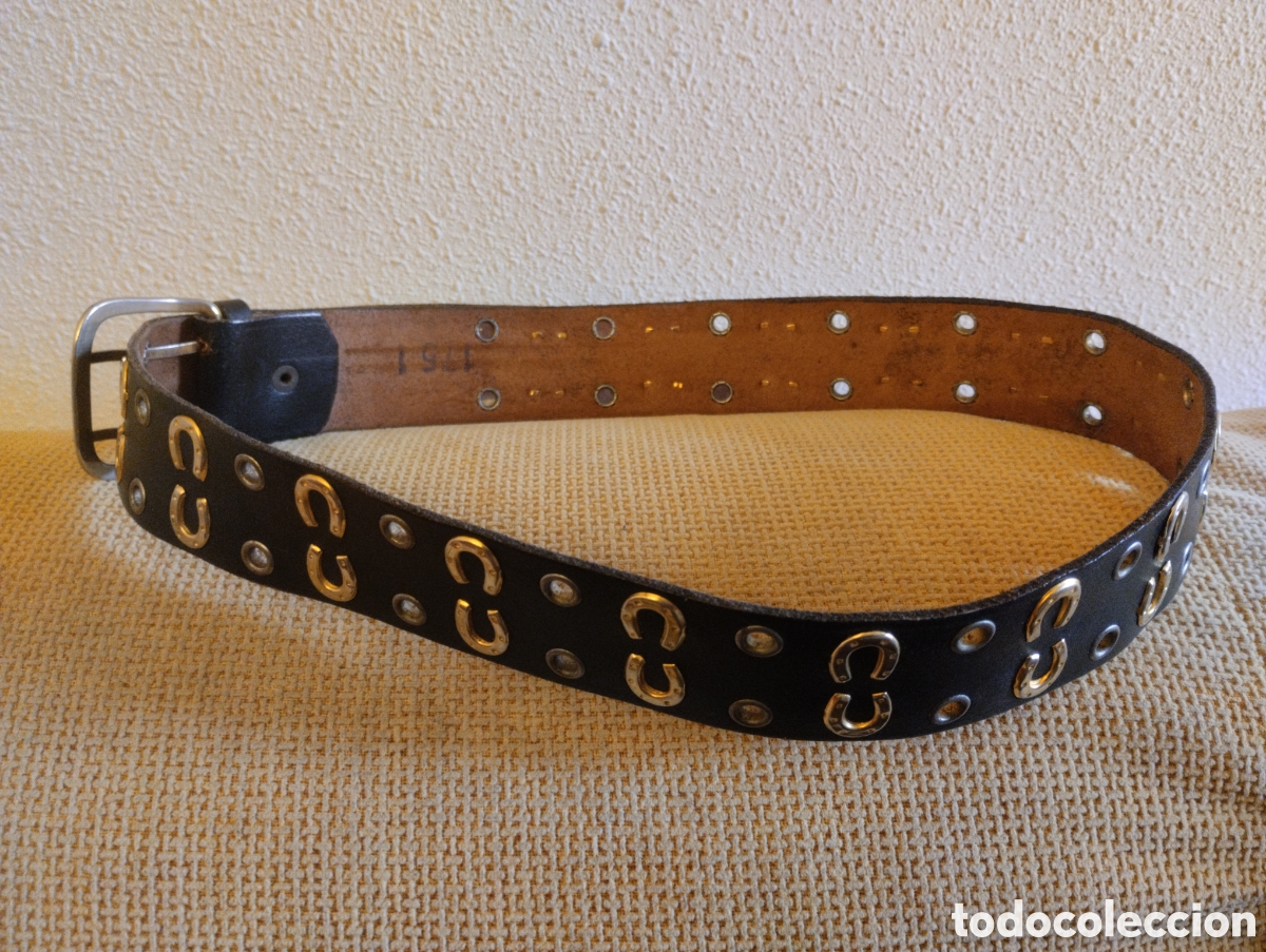 Vintage: Cintur&oacute;n antiguo cuero - Foto 3