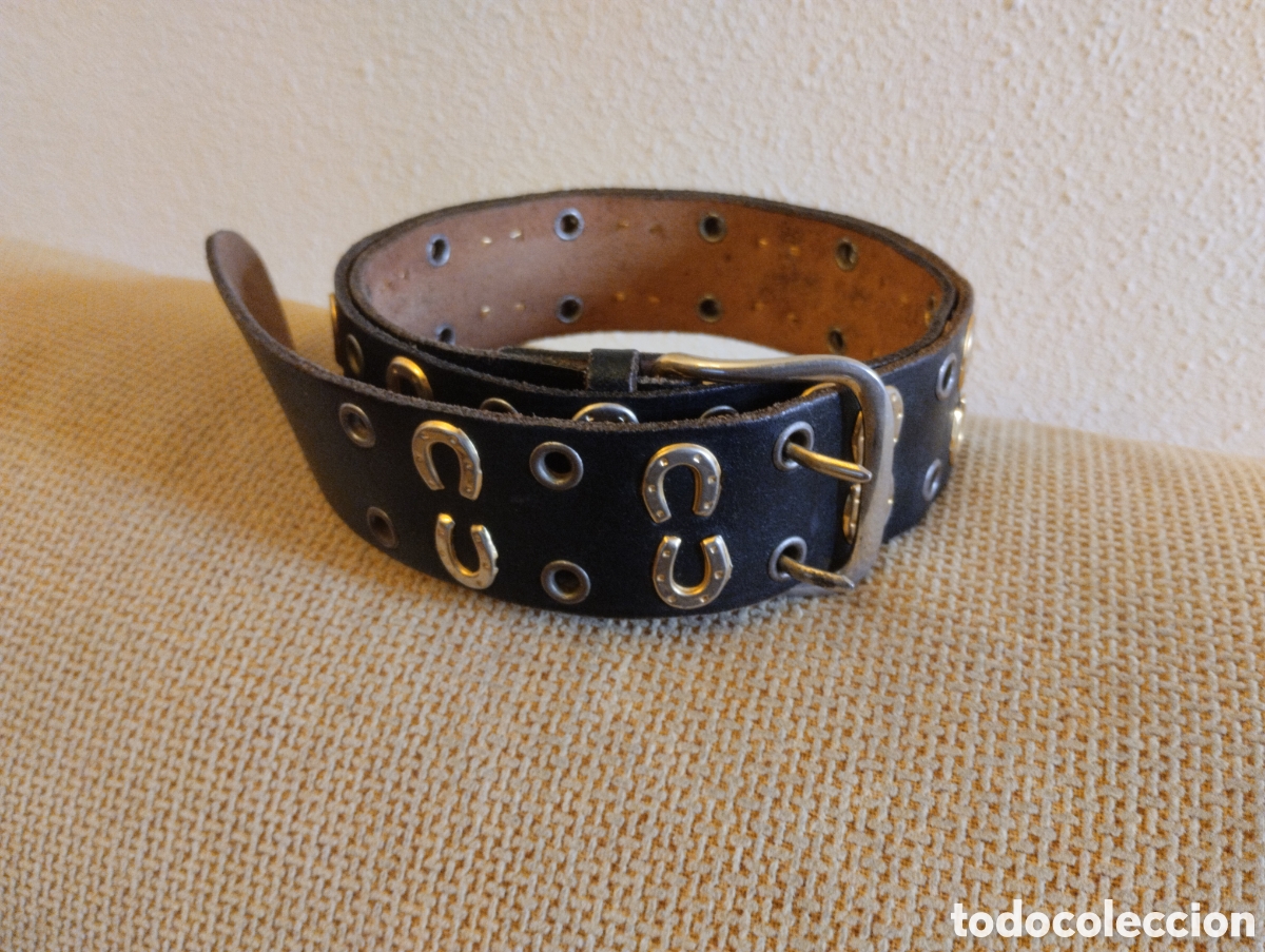Vintage: Cintur&oacute;n antiguo cuero