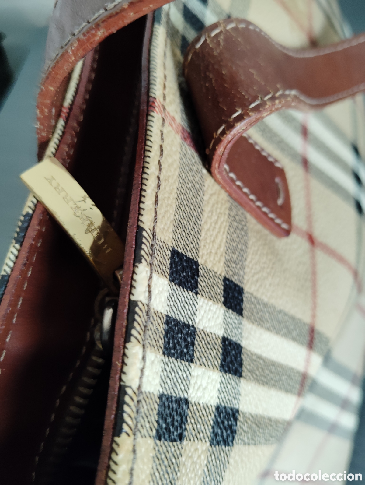 Vintage: Bolso burberry modelo shooper - Foto 6