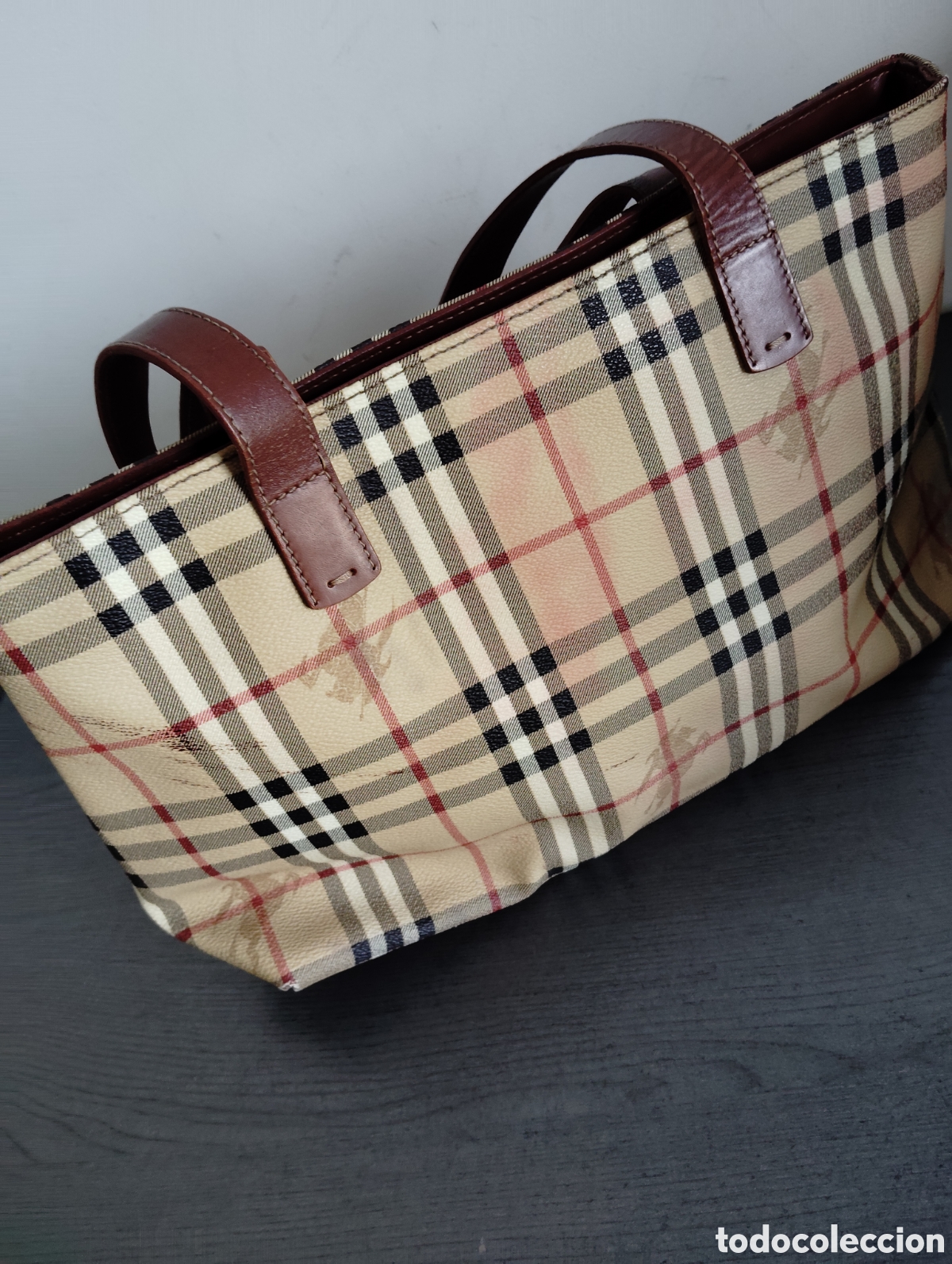 Vintage: Bolso burberry modelo shooper - Foto 7