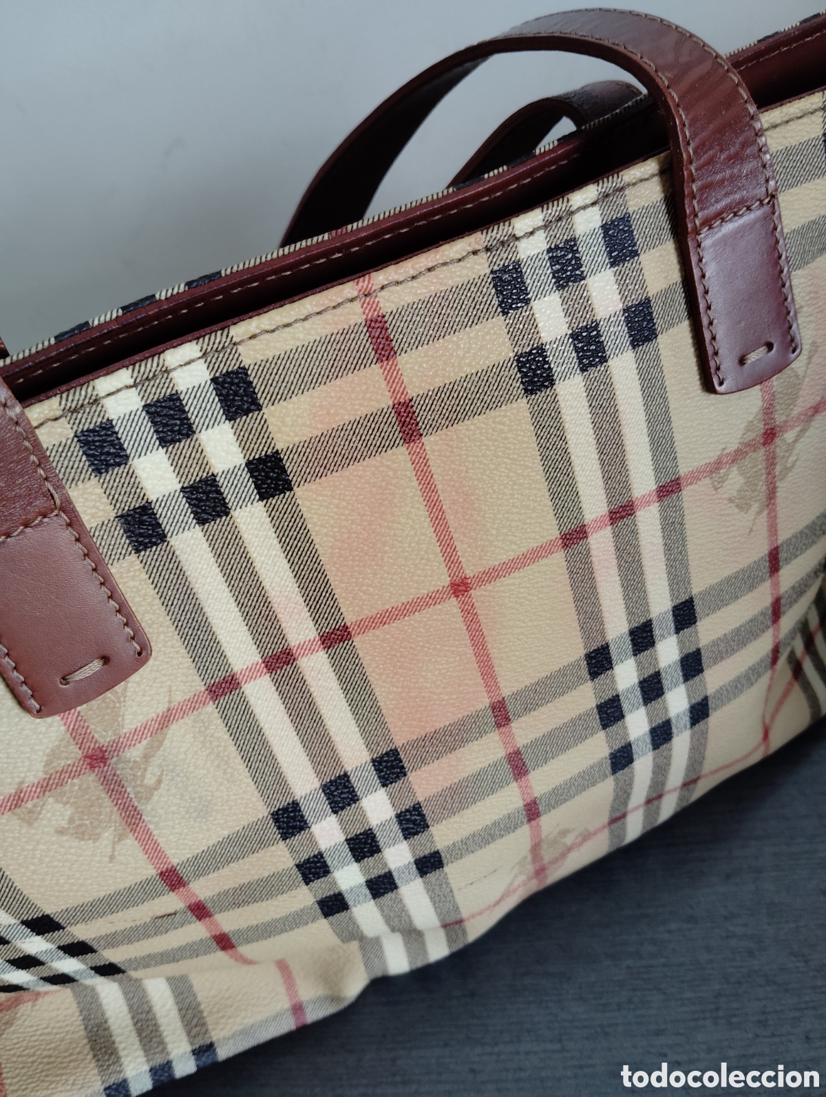 Vintage: Bolso burberry modelo shooper - Foto 8