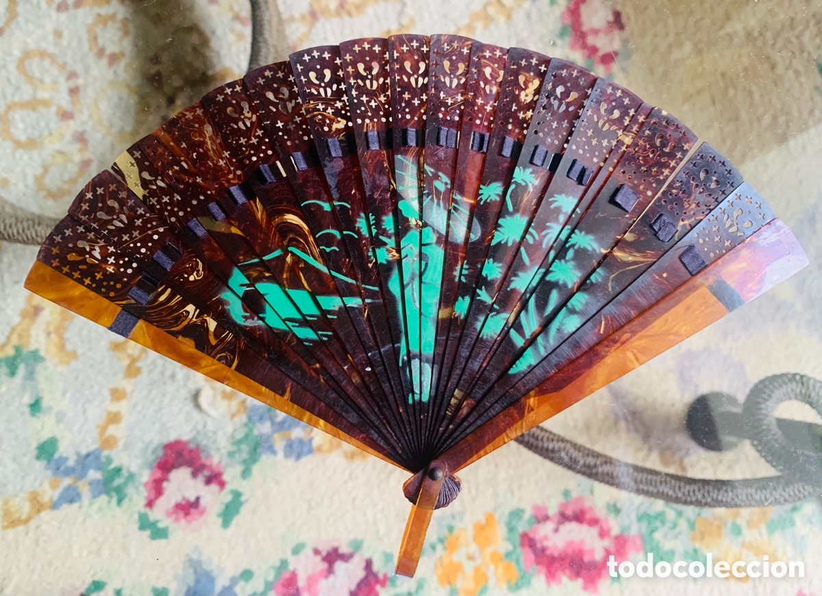 Vintage: Precioso abanico vintage