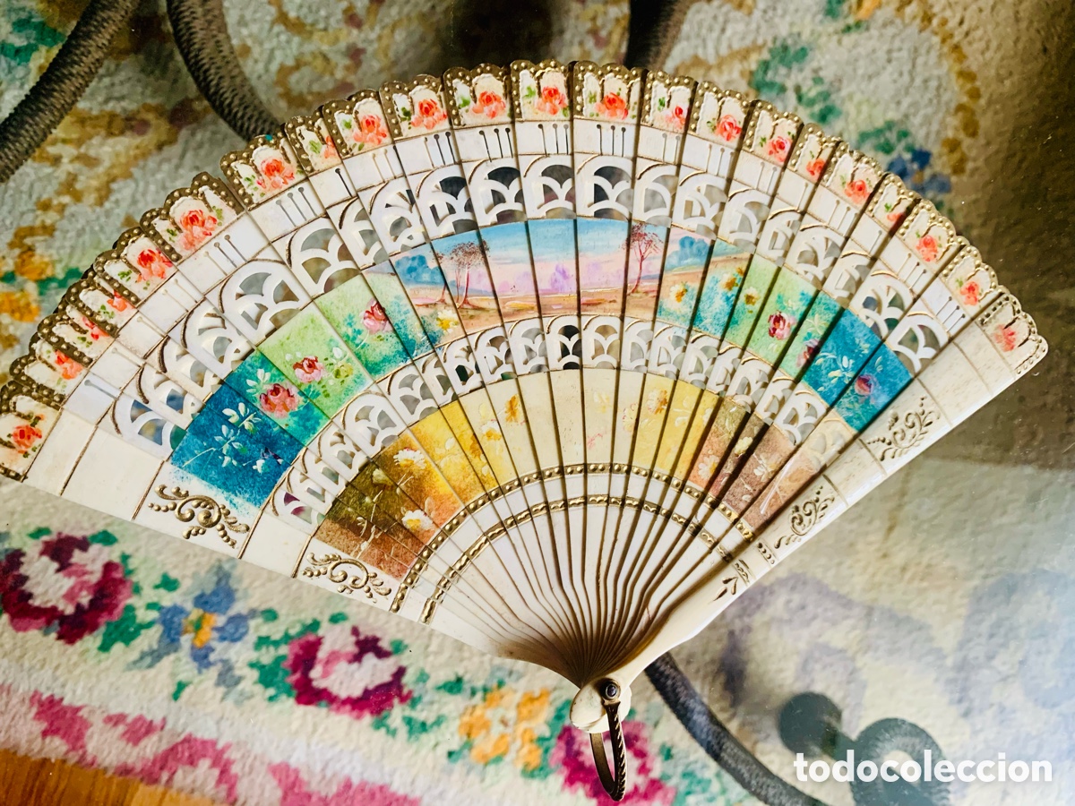 Vintage: Precioso abanico vintage