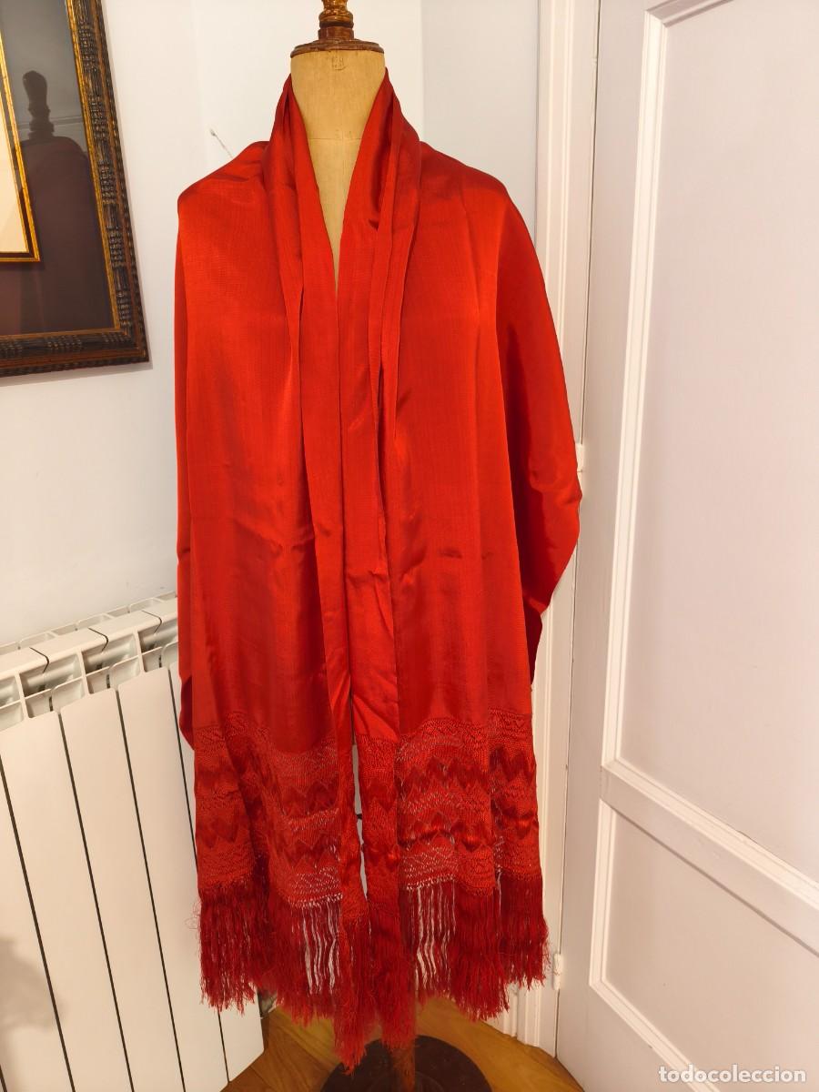 Vintage: ELEGANTE CHAL-ECHARPE EN SEDA