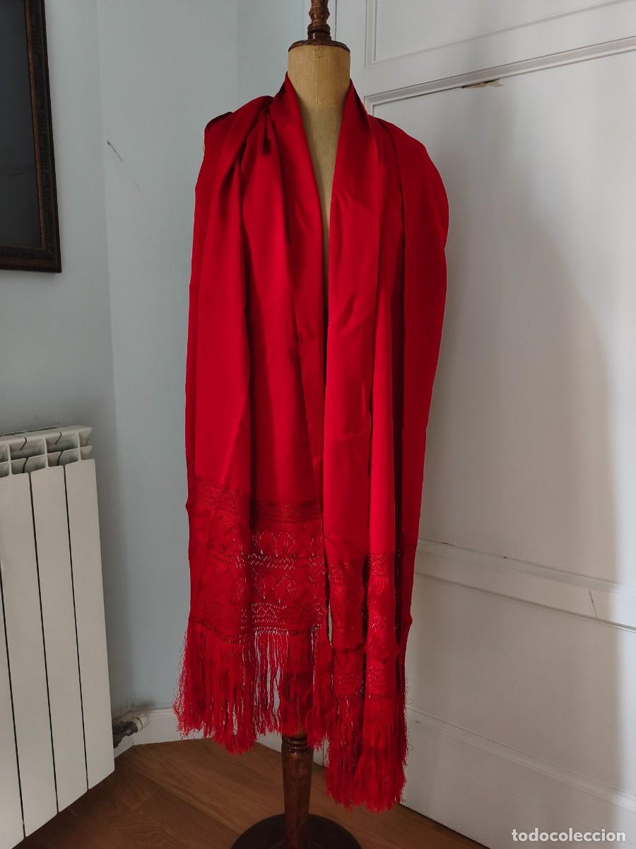 Vintage: ELEGANTE CHAL-ECHARPE EN SEDA - Foto 2