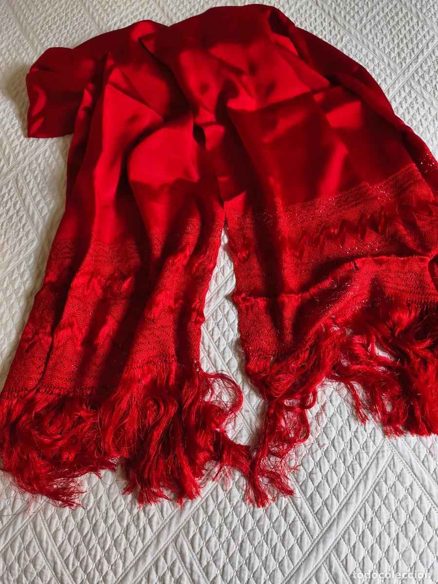 Vintage: ELEGANTE CHAL-ECHARPE EN SEDA - Foto 6