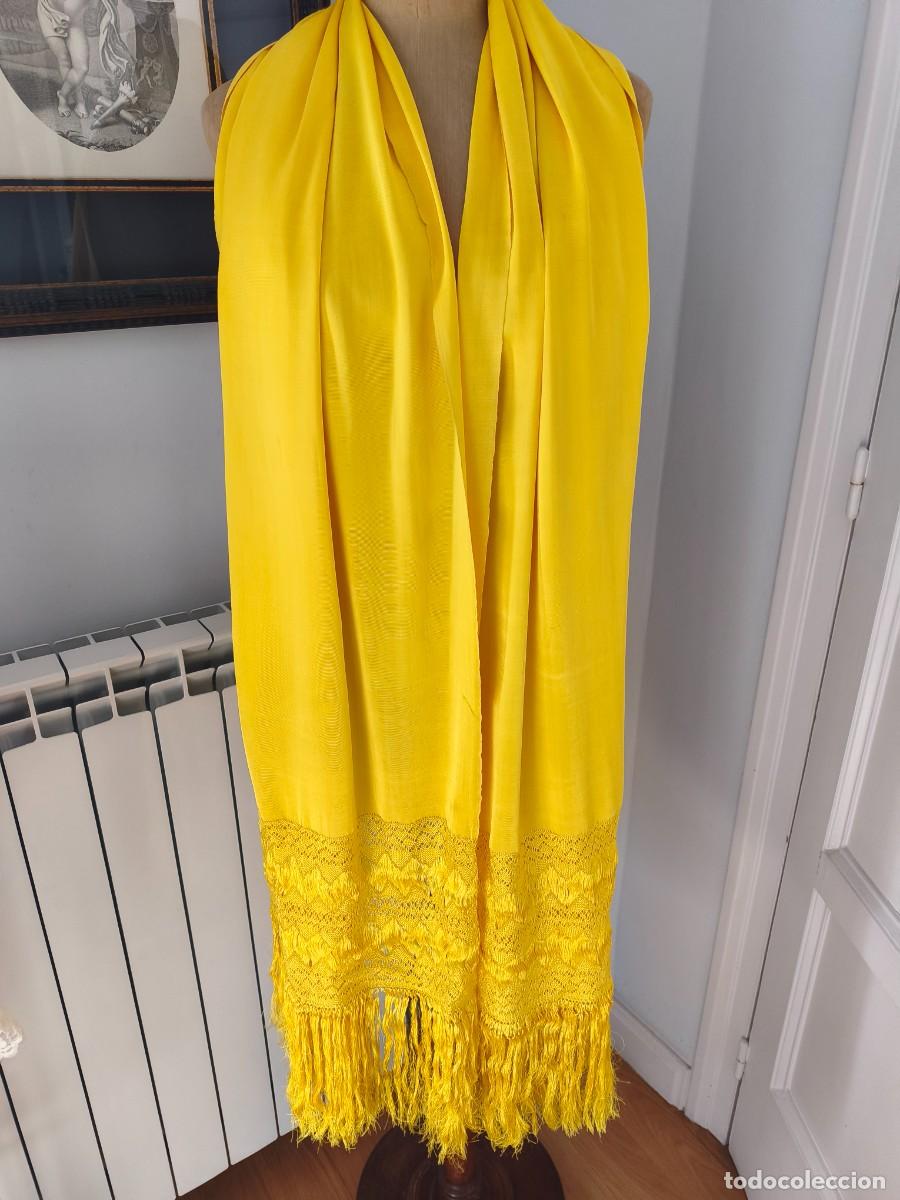 Vintage: ELEGANTE CHAL-ECHARPE EN SEDA - Foto 4