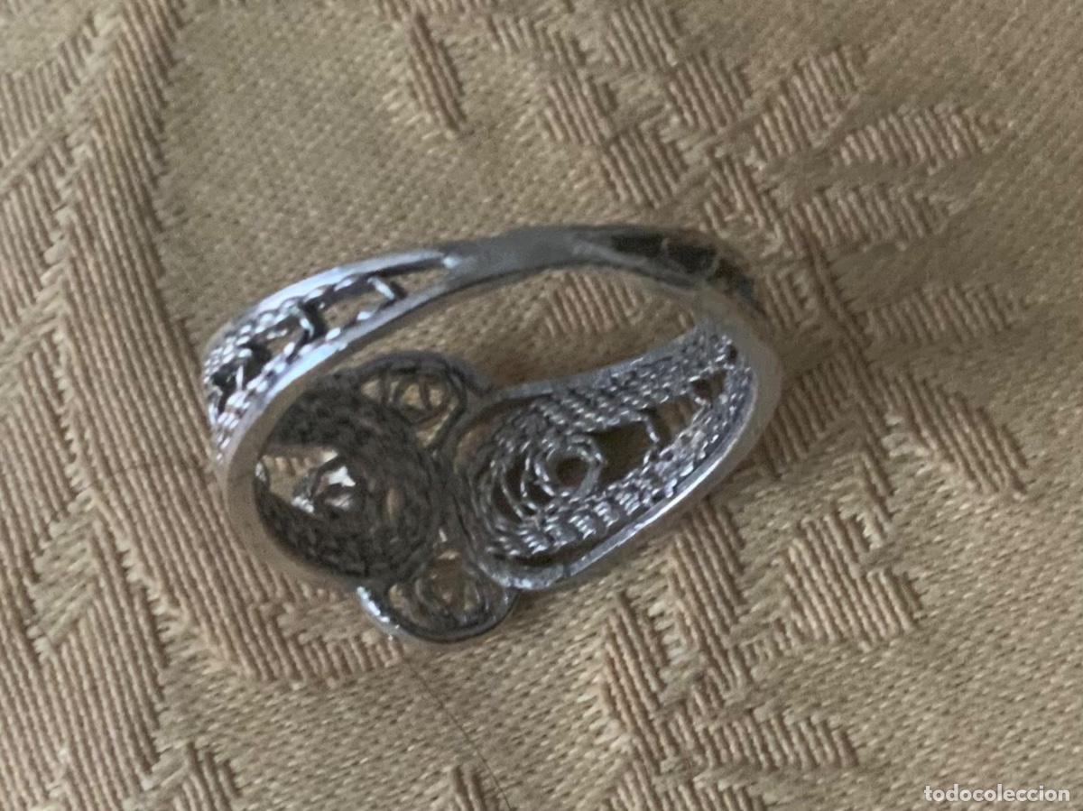 Vintage: ANTIGUO ANILLO DE FILIGRANA DE PLATA - Foto 7