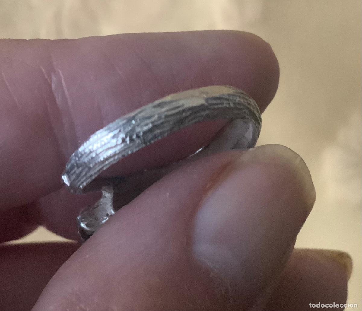 Vintage: ANTIGUO ANILLO DE PLATA CABEZA DE LE&Oacute;N - Foto 9