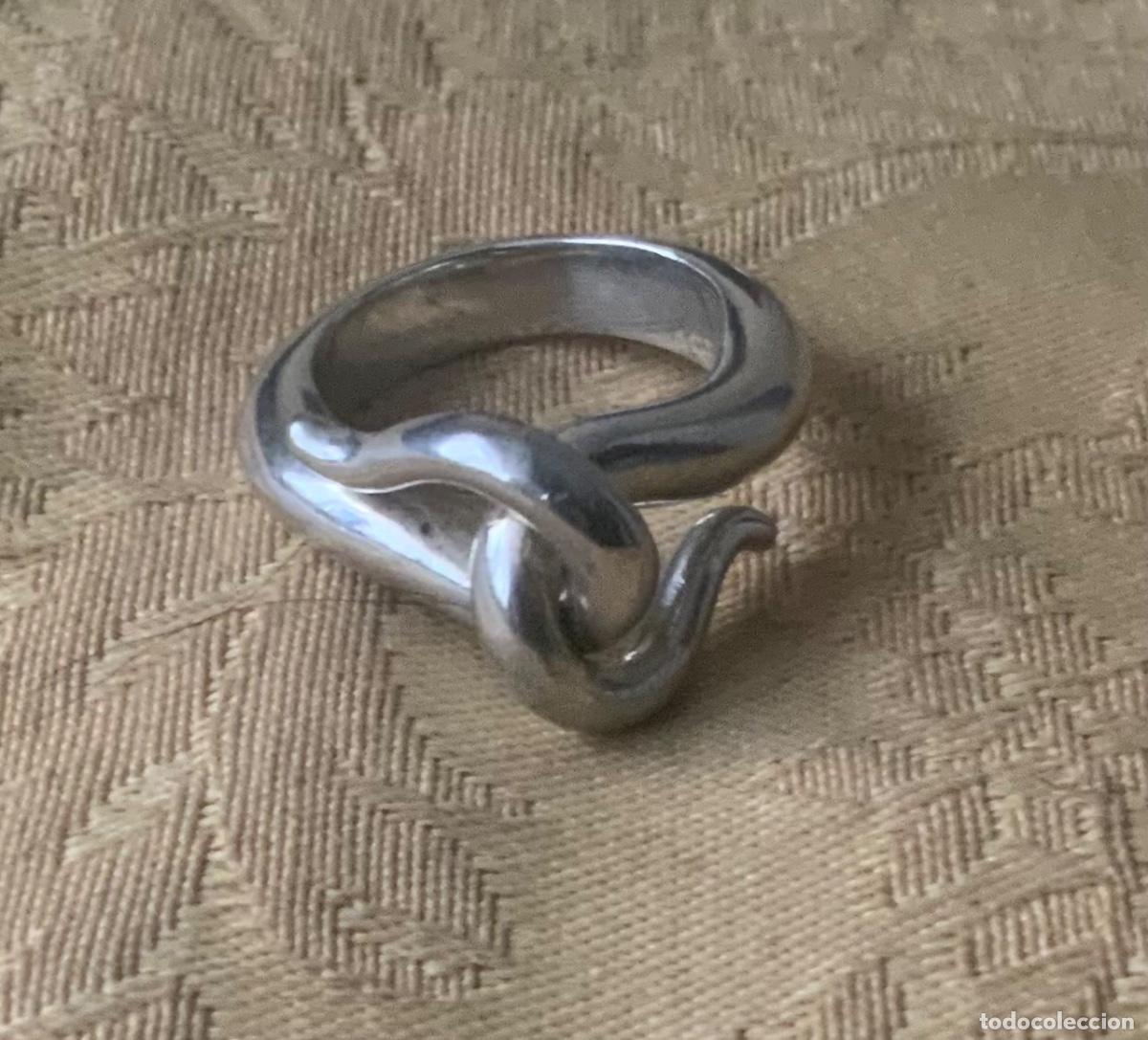 Vintage: ANTIGUO ANILLO DE PLATA MACIZO, CONTRASTADO - Foto 2