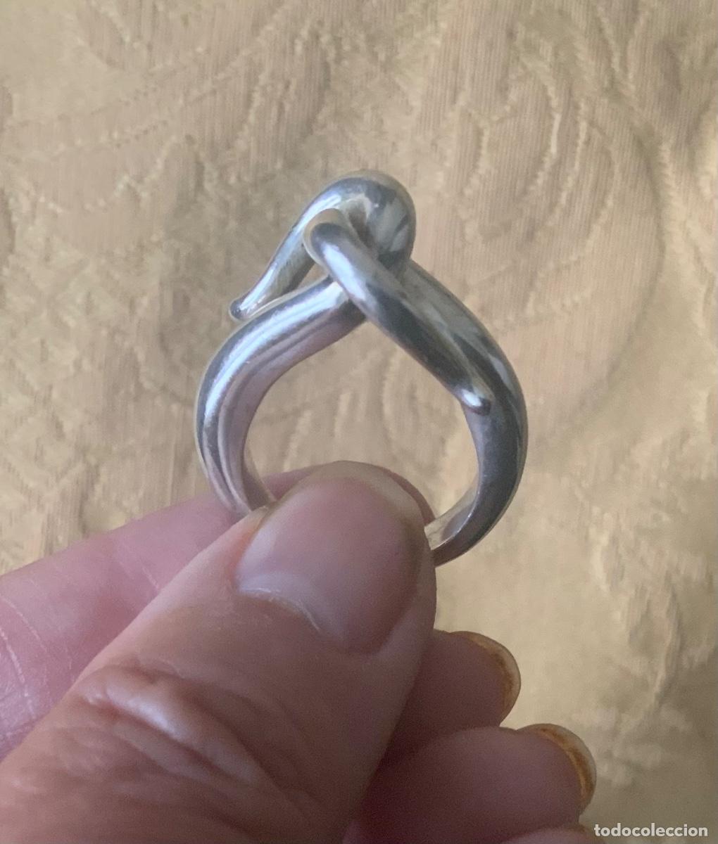 Vintage: ANTIGUO ANILLO DE PLATA MACIZO, CONTRASTADO - Foto 3