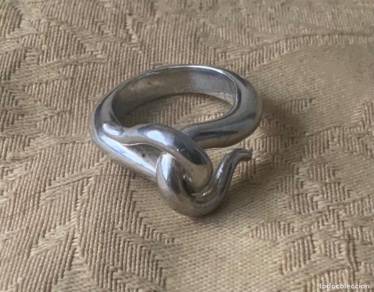 Vintage: ANTIGUO ANILLO DE PLATA MACIZO, CONTRASTADO - Foto 10