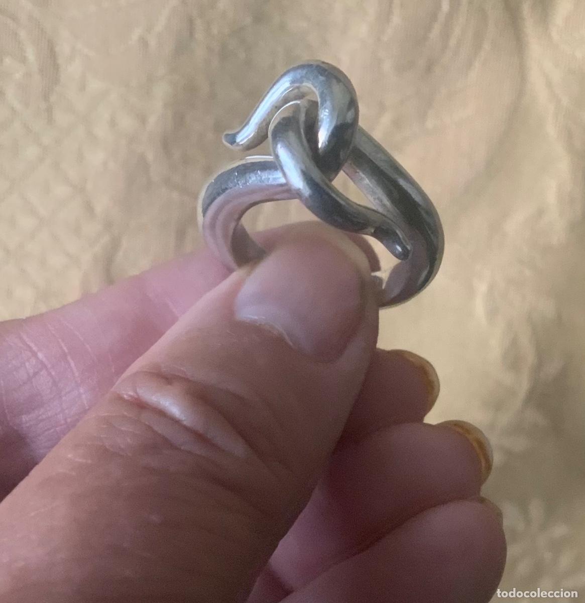Vintage: ANTIGUO ANILLO DE PLATA MACIZO, CONTRASTADO - Foto 12