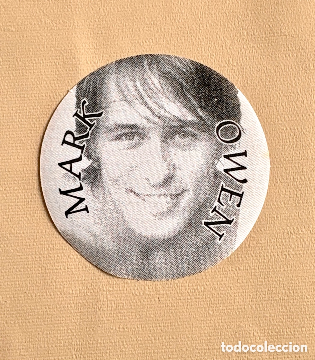 Vintage: &Uacute;NICO - MARK OWEN PARCHE TERMOADHESIVO A&Ntilde;OS 90 . Nuevo . Stock tienda cerrada