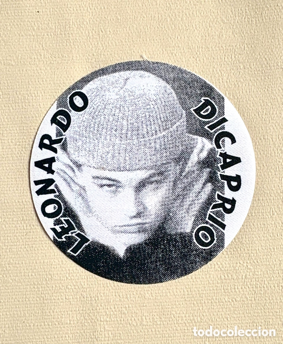 Vintage: UNICO - LEONARDO DI CARPIO PARCHE TERMOADHESIVO A&Ntilde;OS 90 . Nuevo . Stock tienda cerrada
