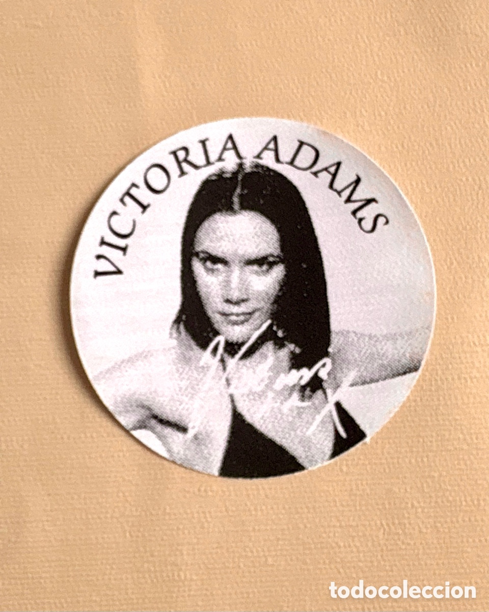 Vintage: &Uacute;NICO - VICTORIA ADAMS ( beckam) SPICE - PARCHE TERMOADHESIVO A&Ntilde;OS 90 . Nuevo . Stock tienda cerrada