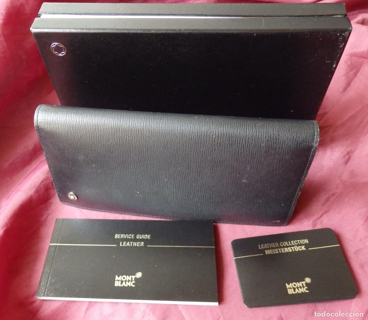 Vintage: CARTERA BILLETERA MONTBLANC PIEL MEISTERSTUCK LEATHER COLLECTION NUEVA