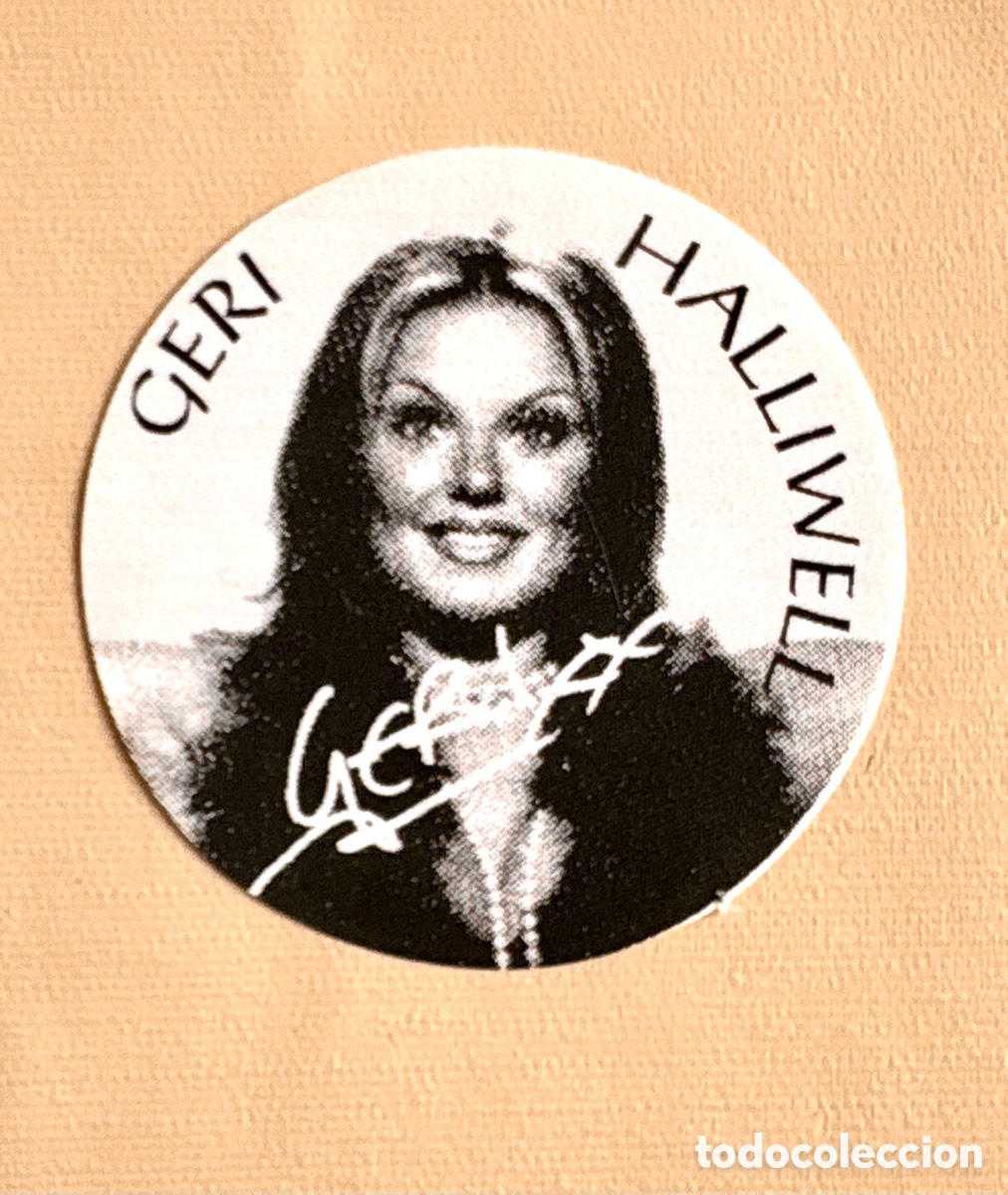 Vintage: &Uacute;NICO - GERI HALLIWELL SPICE GIRLS PARCHE TERMOADHESIVO A&Ntilde;OS 90 . Nuevo . Stock tienda cerrada