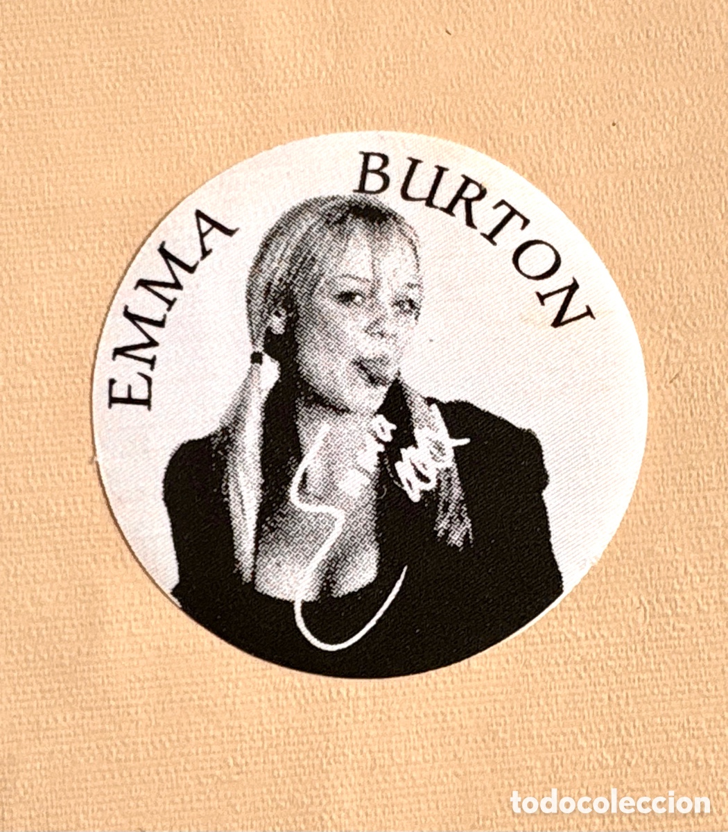 Vintage: &Uacute;NICO -ERROR - EMMA &ldquo;BURTON&rdquo; SPICE GIRLS PARCHE TERMOADHESIVO A&Ntilde;OS 90 . Nuevo . Stock tienda cerrada