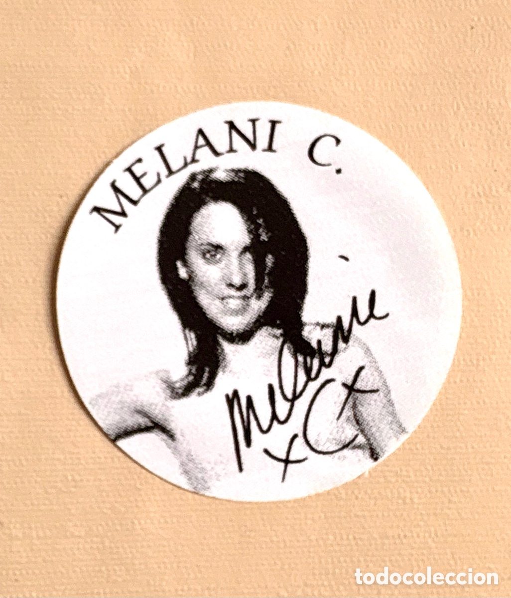Vintage: &Uacute;NICO - ERROR &ldquo; MELANI C &ldquo; spice girls PARCHE TERMOADHESIVO A&Ntilde;OS 90 . Nuevo . Stock tienda cerrada