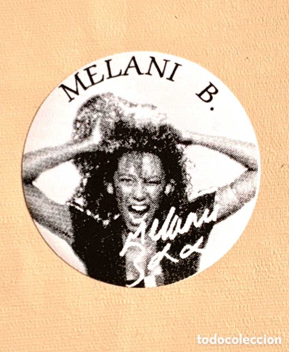Vintage: &Uacute;NICO - ERROR &ldquo; MELANI B &ldquo; spice girls PARCHE TERMOADHESIVO A&Ntilde;OS 90 . Nuevo . Stock tienda cerrada