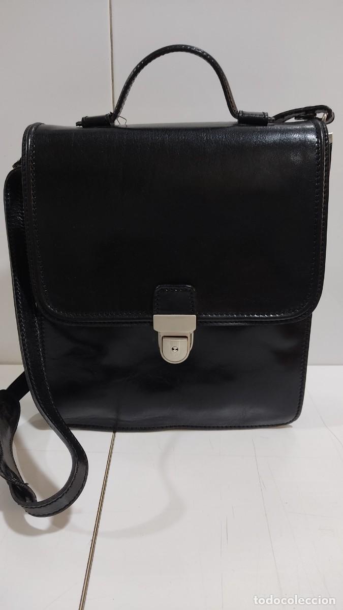 Vintage: 1126 CARTERA PIEL BOVINO, MARCA CA.GI. DE NAPOLES PARA EL CORTE INGLES, NUEVA, SIN USO