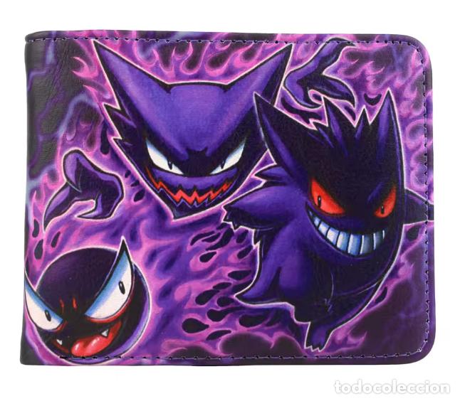 Vintage: Cartera Pokemon Gastly Haunter Gengar billetera