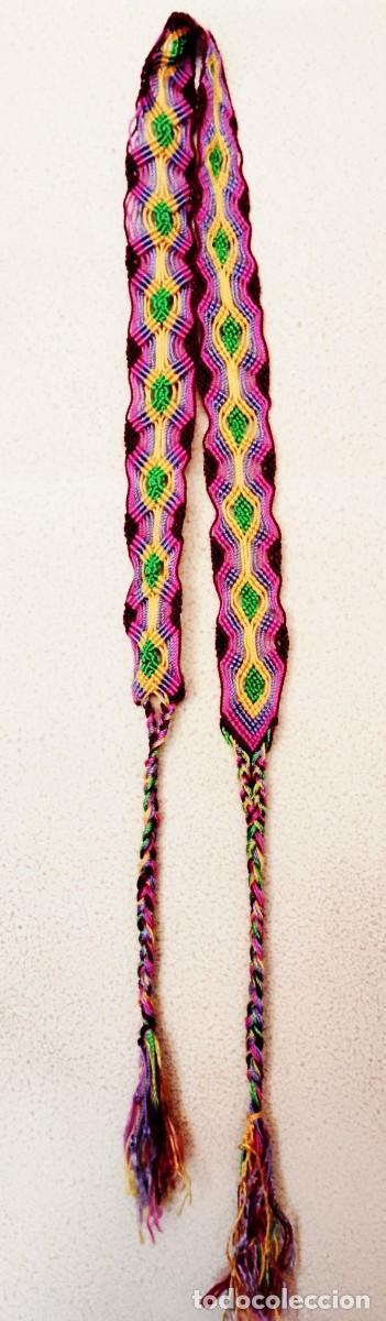 Vintage: CINTUR&Oacute;N MACRAM&Eacute;.BOHO CHIC.&Eacute;TNICO.ARTESANAL M&Eacute;XICO - Foto 2