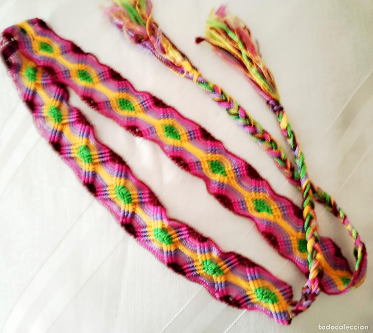 Vintage: CINTUR&Oacute;N MACRAM&Eacute;.BOHO CHIC.&Eacute;TNICO.ARTESANAL M&Eacute;XICO - Foto 7