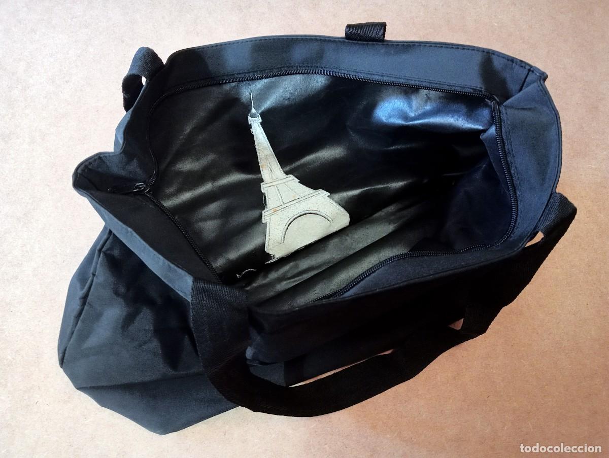 Vintage: BOLSA DE VIAJE DISE&Ntilde;O PAR&Iacute;S TORRE EIFFEL - Foto 3