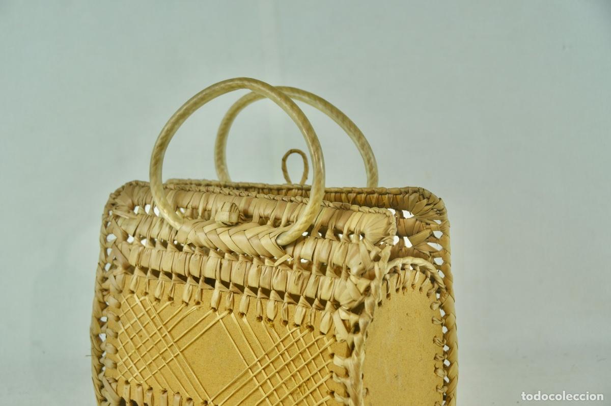 Vintage: Bolso de rafia - Foto 2