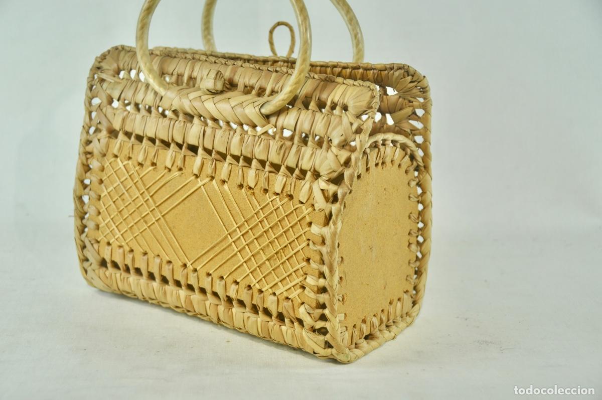 Vintage: Bolso de rafia - Foto 3