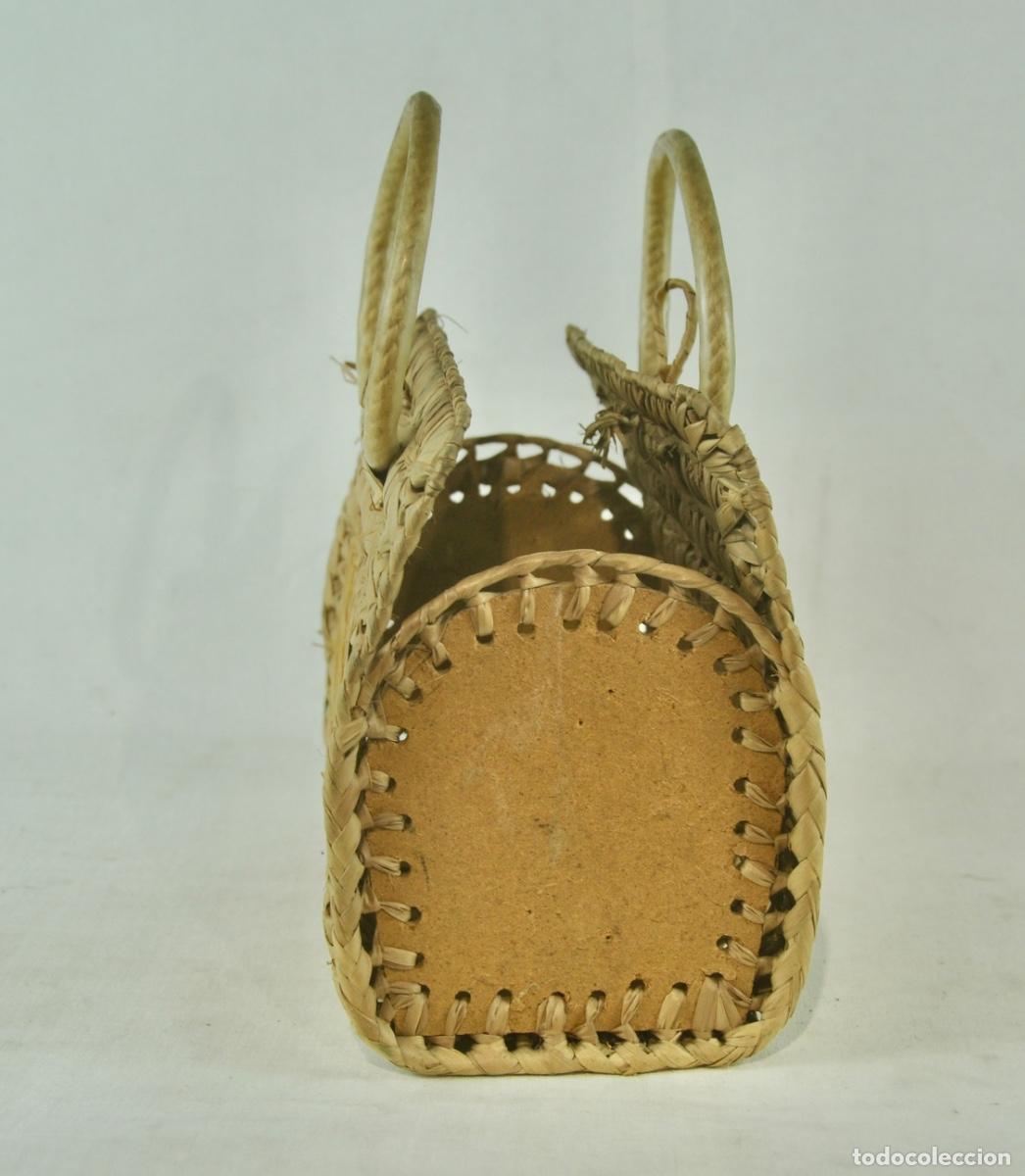 Vintage: Bolso de rafia - Foto 4