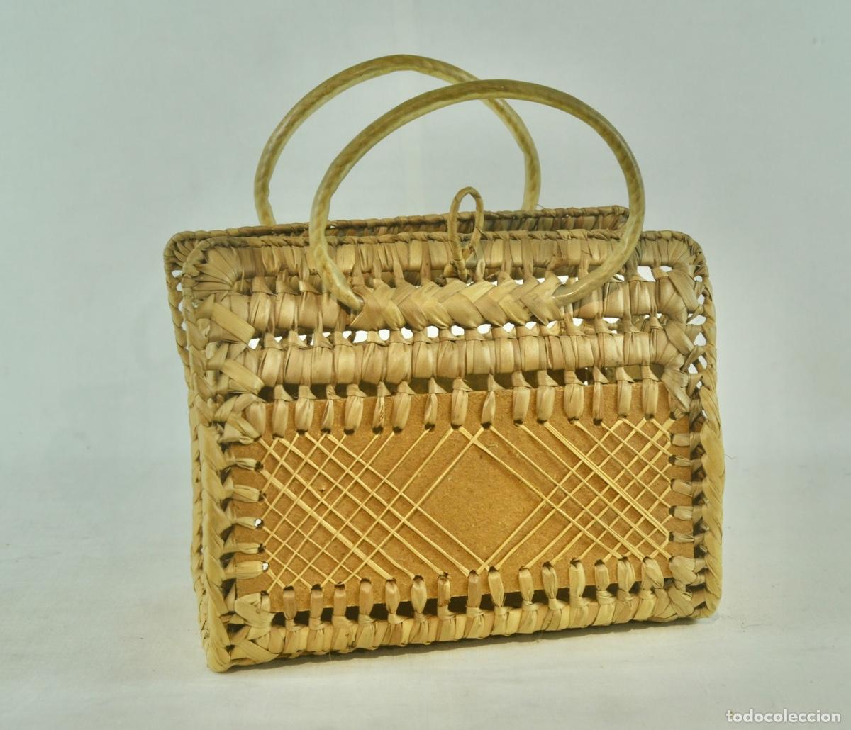 Vintage: Bolso de rafia - Foto 5