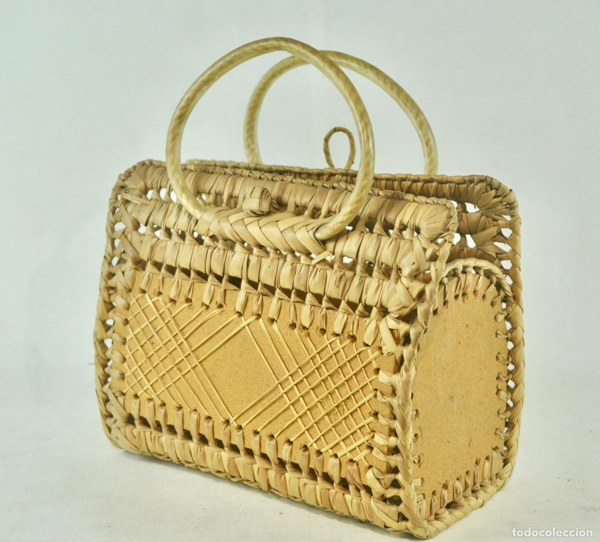 Vintage: Bolso de rafia