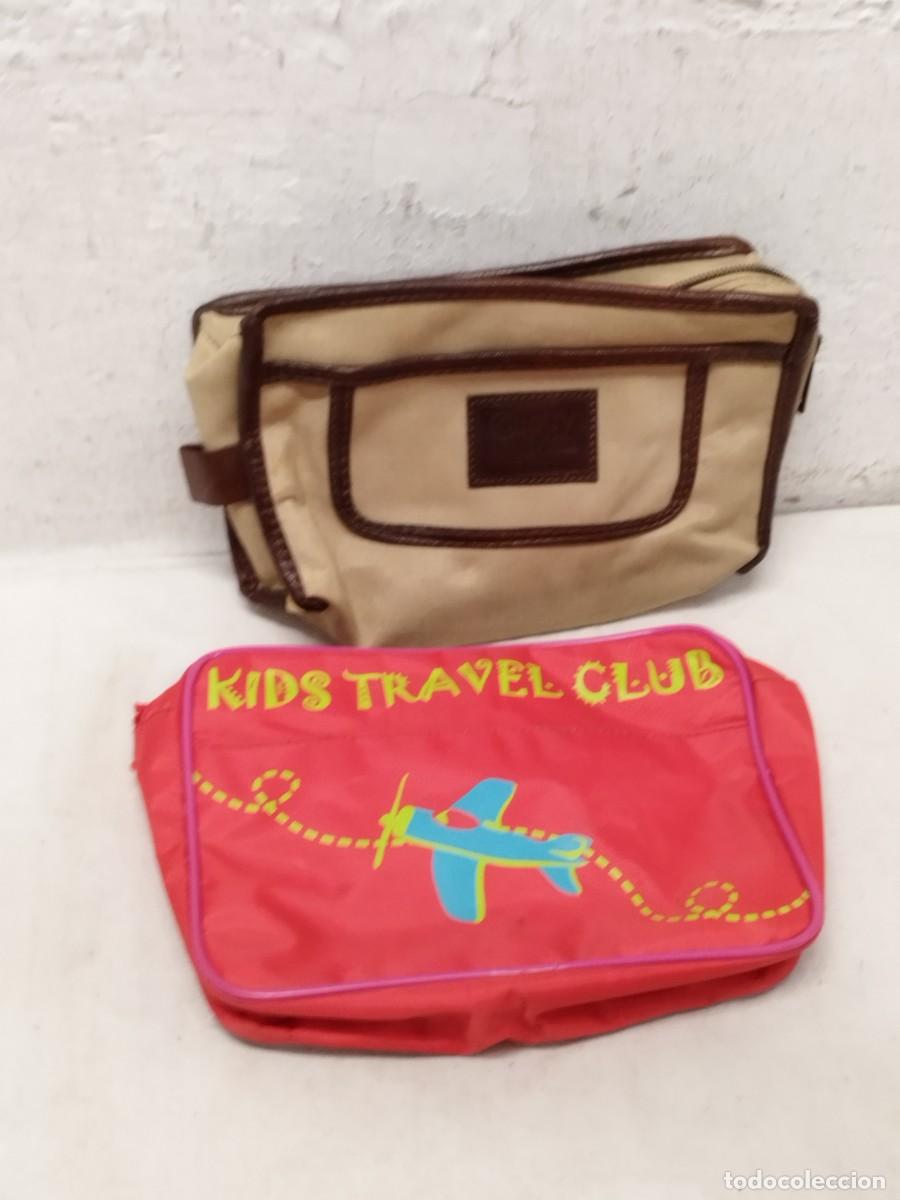 Vintage: Dos neceser, bolso de mano. Country Man, Kids Travel Club.