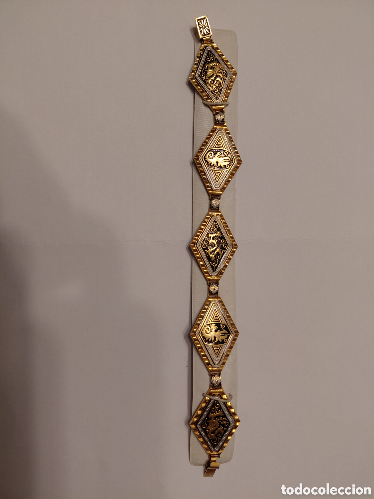 Vintage: PULSERA VINTAGE ESTILO DAMASQUINO